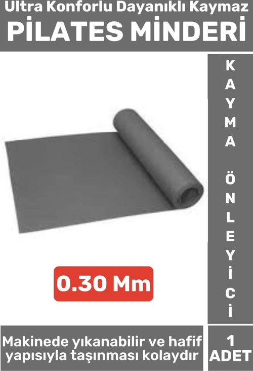 Premium Dayanıklı Konforlu Kaymaz Fitness Yoga Aerobik Meditasyon PİLATES MİNDERİ 0.30 Mm
