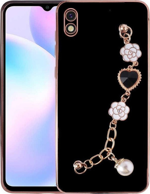 Xiaomi Redmi 9A Kılıf El Tutamaçlı Kamera Korumalı Taka Silikon Kapak