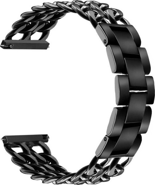 Gear S3 (22mm) String-17 Metal Kordon - Siyah