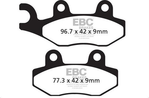Fren Balatası Carbon Sfac228 2007-2012 Peugeot Satelis 250 Ön (nissin Kaliper)