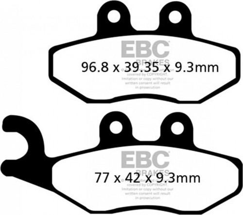 Fren Balatası Carbon Sfac353 2010-2021 Piaggio Beverly 300 Rst Ön