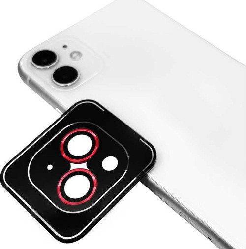 Apple iPhone 14 Uyumlu Kamera Lens Koruyucu Kırmızı