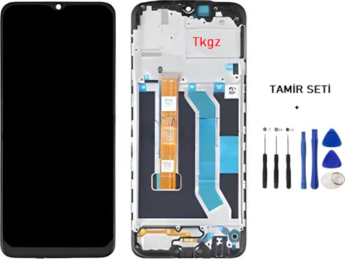 - Oppo Realme C3 Uyumlu Lcd Ekran Dokunmatik Orijinal ÇITALI + TAMİR SETİ