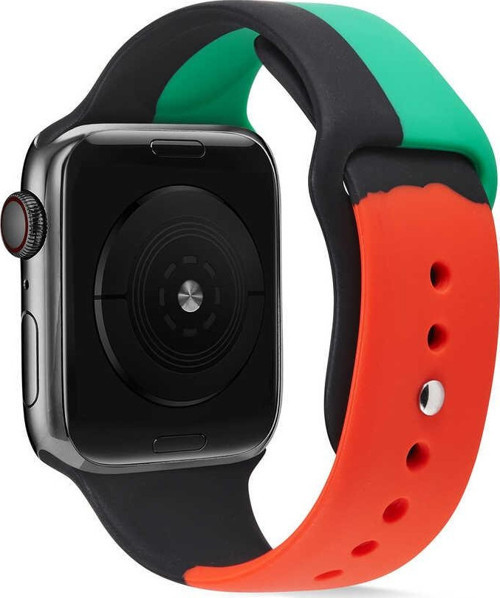Apple Watch 40mm String-39 Silikon Kordon - Siyah