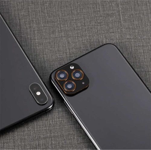 Apple iPhone X CP-01 iPhone 11 Pro Max Kamera Lens Dönüştürücü Gold