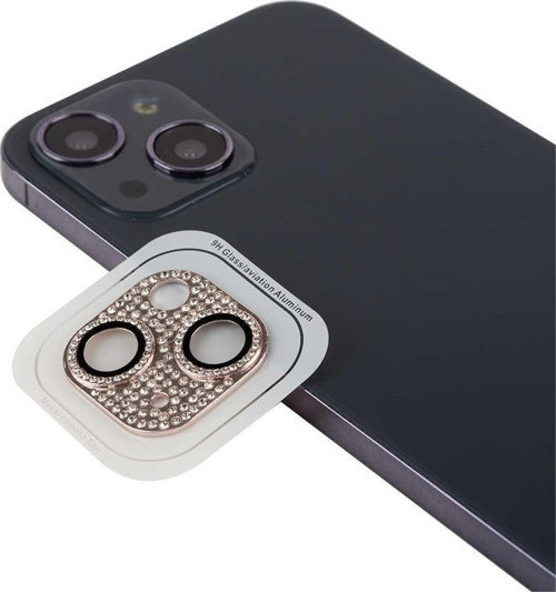 Apple iPhone 13 CL-08 Kamera Lens Koruyucu Pembe