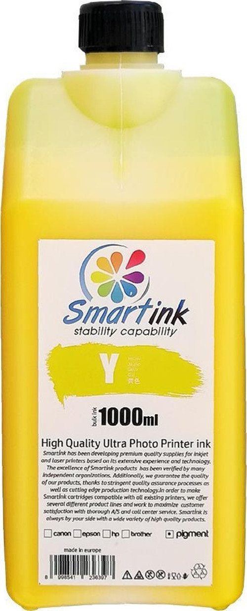 Canon Maxify Uyumlu Pigment Mürekkep 1Litre Sarı (MAXIFY MB2150, GX1040, GX2040, GX3040, GX4040, GX5040, GX5540