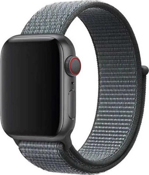 Apple Watch 44mm Strap--03 Hasır Kordon - Koyu Gri