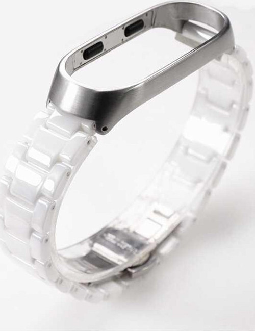 Xiaomi Mi Band 3 String-21 Metal Kordon - Gümüş