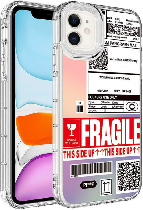 İphone 11 Kılıf Canlı Renk Desenleri Kamera Korumalı Korn Kapak