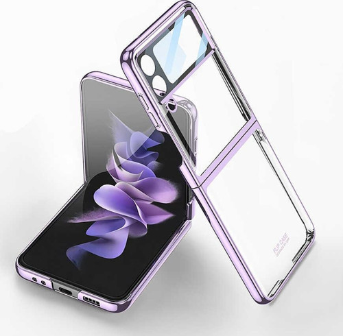 Samsung Z Flip 4 Kılıf Kıpta Lensli Kapak