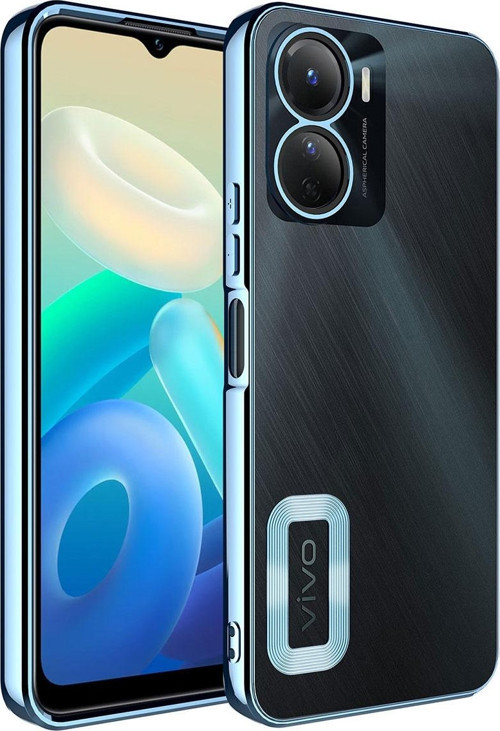 Vivo Y16 Kılıf Kamera Korumalı Logo Gösteren Omega Kapak