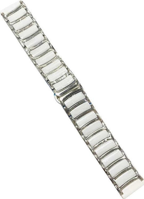 Gear S2 (20mm) Seramik Metal Kordon - Beyaz