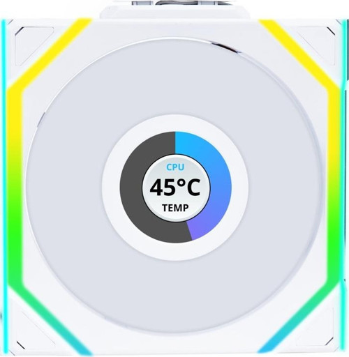 UNI FAN SL WIRELESS LCD 1x120mm Beyaz Kasa Fanı (G99.12SLLCD1W1W.00)