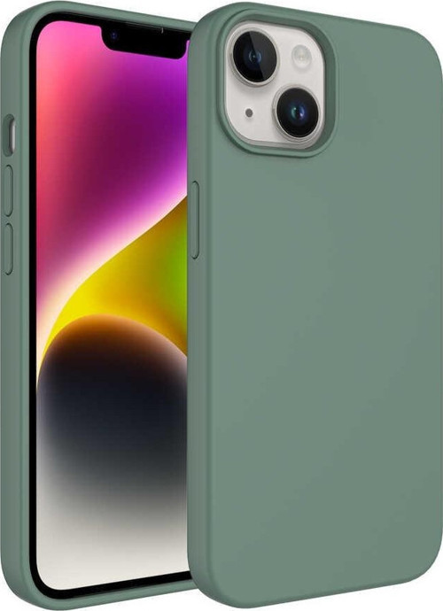 Apple iPhone 14 Plus Kılıf Sıvı Teknolojili Silinebilir Sert Kivi Kapak