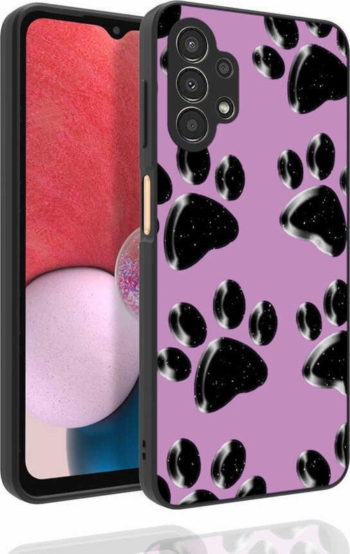 Samsung A13 4G Kılıf Desenli Kamera Korumalı Parlak Nora Kapak