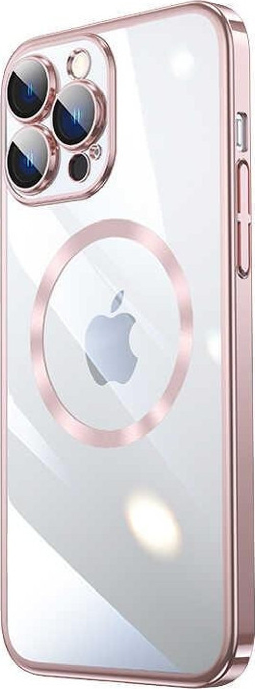 Apple iPhone 14 Pro Kılıf Wireless Şarj Özellikli Sert PC Riksos Magsafe Kapak