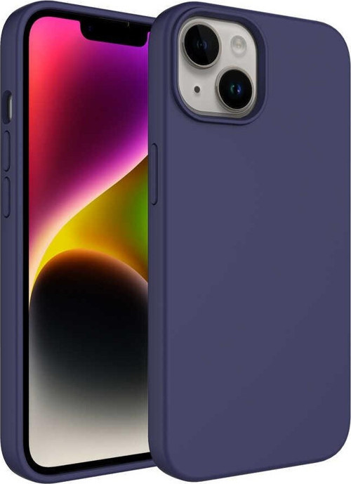 Apple iPhone 14 Kılıf Sıvı Teknolojili Silinebilir Sert Kivi Kapak