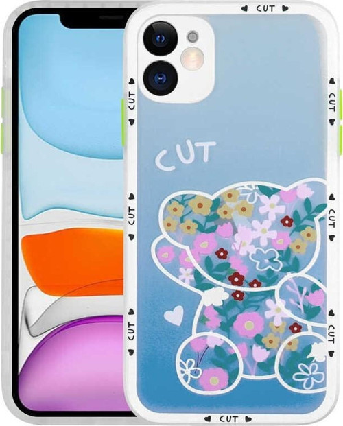 Apple iPhone 11 Kılıf Kamera Korumalı Desenli Sert Hess Kapak