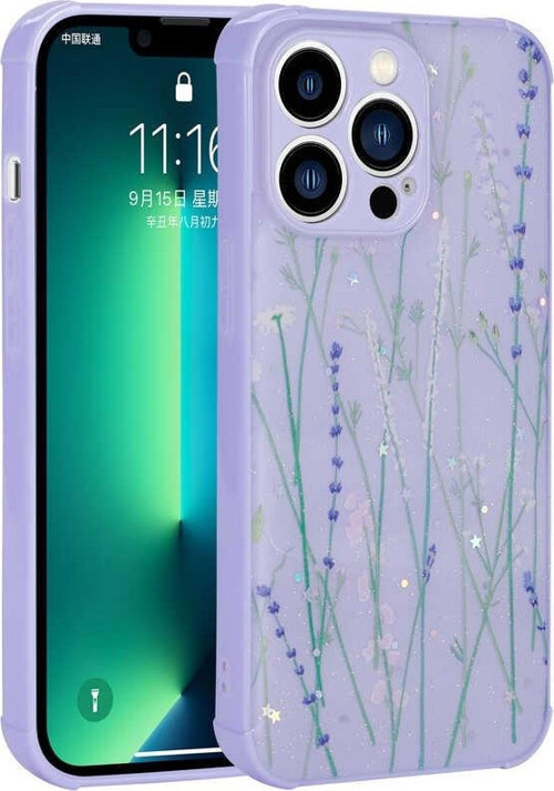 Apple iPhone 12 Pro Kılıf Simli Desenli Kamera Korumalı Parlak Popy Kapak
