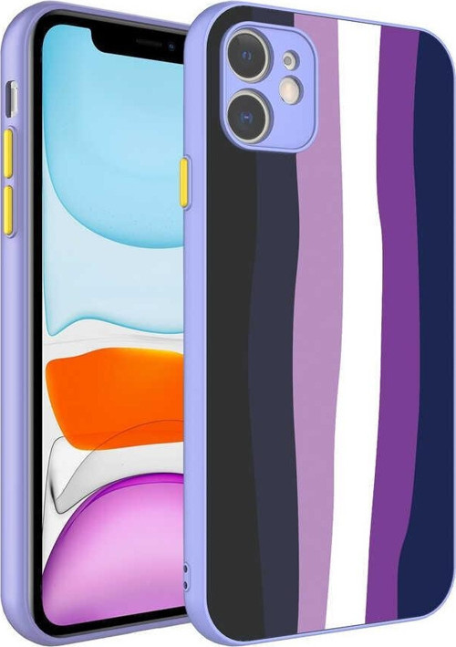 Apple iPhone 11 Kılıf Kamera Korumalı Renkli Temperli X-Cam Kapak