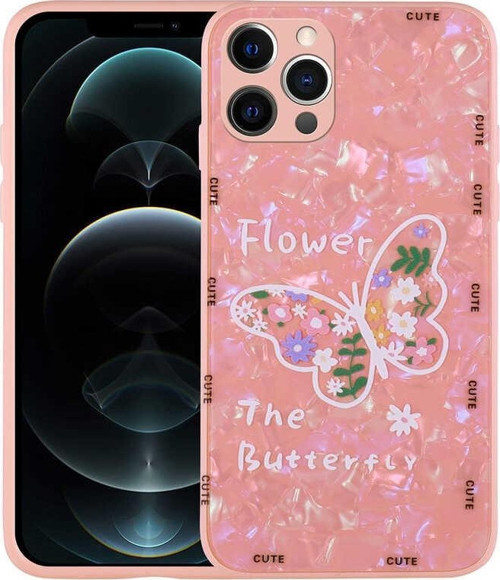 Apple iPhone 12 Pro Kılıf Desenli Sert Silikon Mumila Kapak