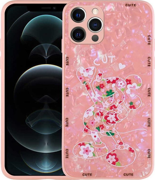 Apple iPhone 12 Pro Kılıf Desenli Sert Silikon Mumila Kapak