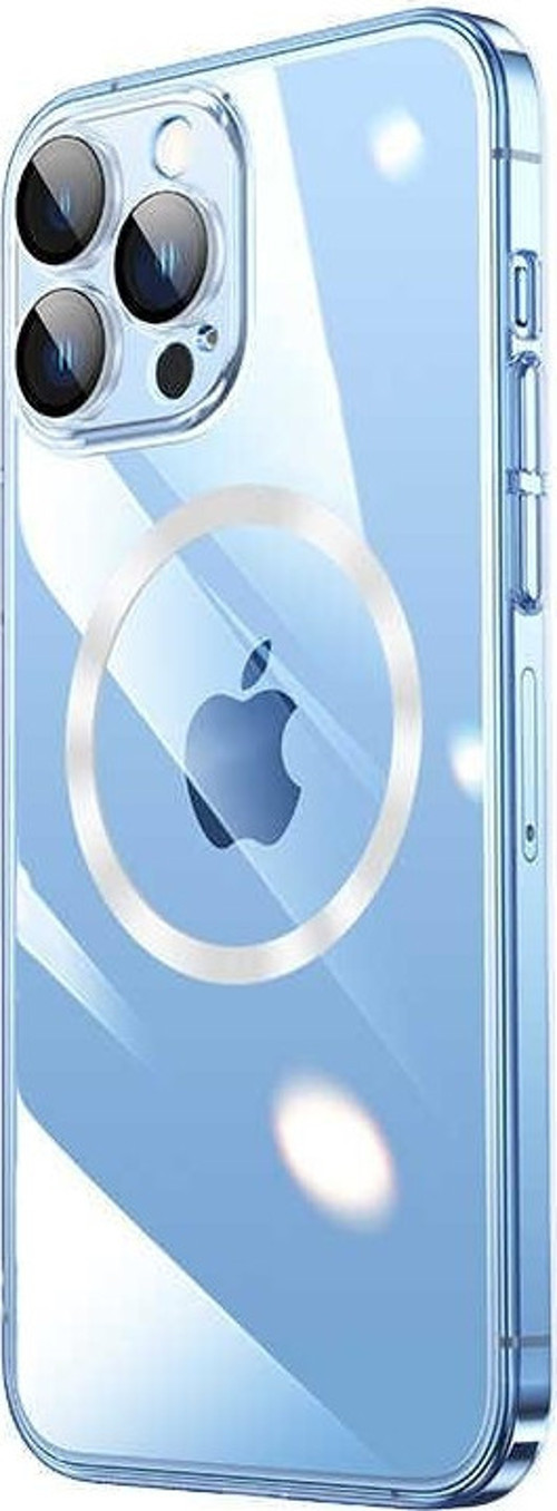Apple iPhone 13 Pro Max Kılıf Wireless Şarj Özellikli Sert PC Riksos Magsafe Kapak
