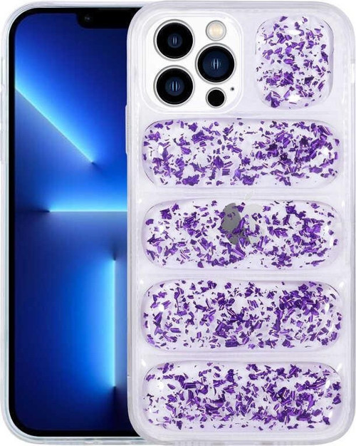 Apple iPhone 12 Pro Max Kılıf Kamera Korumalı Simli Airbag'li Dalga Kapak