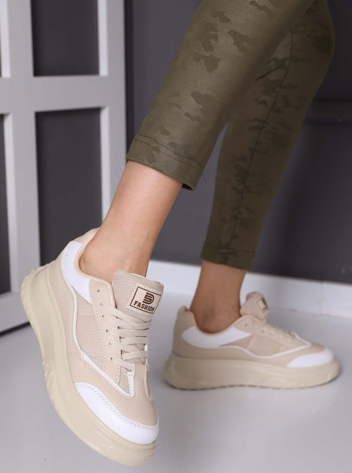 Tx Nude Kadın Sneaker 0153 Tex Yeni Model Desen 721051 36