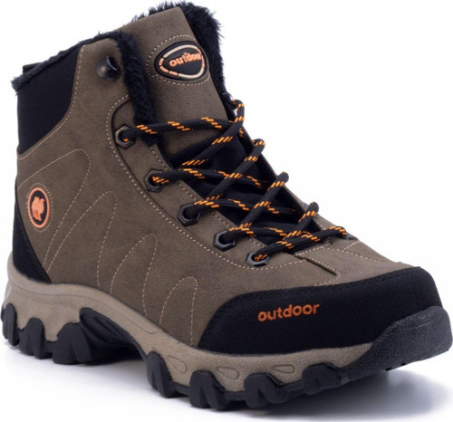 Vizon Unisex Outdoor Bot Ayakkabı Kışlık Dayanıklı Kaymaz Taban Bağcıklı 4054U 46