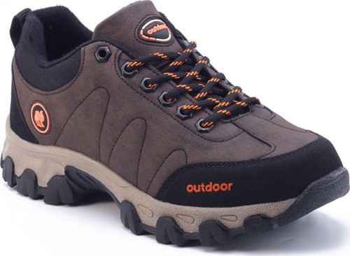 Kahverengi Kışlık Dayanıklı Bağcıklı Unisex Outdoor Bot Ayakkabı 4054 41