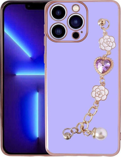 Apple iPhone 13 Pro Kılıf El Tutamaçlı Kamera Korumalı Taka Silikon Kapak