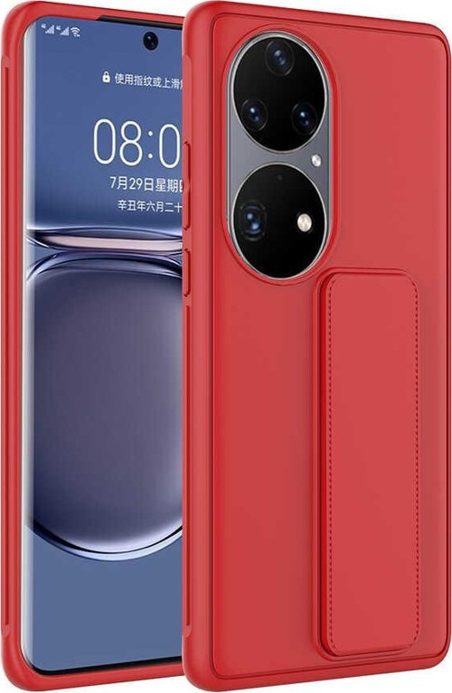 Huawei P50 Pro Kılıf Qstand Kapak