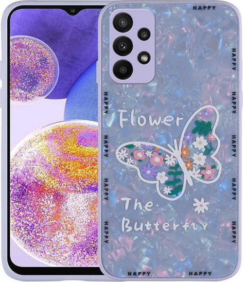 Samsung A33 5G Kılıf Desenli Sert Silikon Mumila Kapak