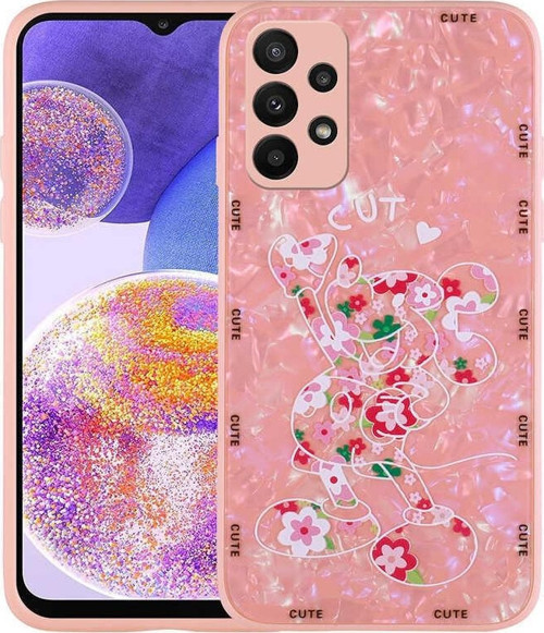 Samsung A33 5G Kılıf Desenli Sert Silikon Mumila Kapak