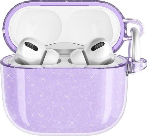 Apple Airpods 4 Zore Allstar Airbag 32 Parlayan Simli Saydam Renkli Kılıf