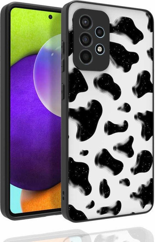 Samsung A52 Kılıf Desenli Kamera Korumalı Parlak Nora Kapak