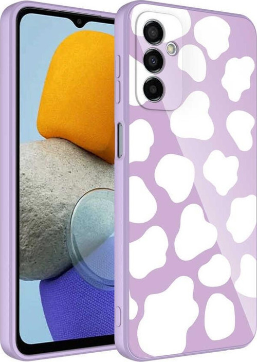 Samsung M23 Kılıf Kamera Korumalı Desenli Sert Silikon Epoksi Kapak