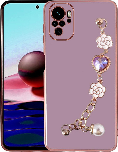 Xiaomi Redmi Note 10 Kılıf El Tutamaçlı Kamera Korumalı Taka Silikon Kapak