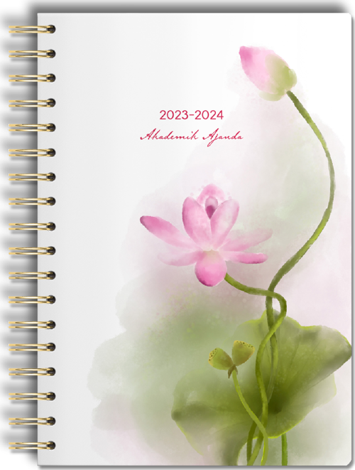 Akademik Ajanda 2023-2024 . Haftalık A5 (14.8x21 cm), Spiralli