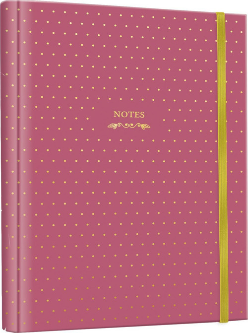 Gizli Spiralli Defter Sert Kapak 192 Sayfa 96 Yaprak 17x24 Cm Noktalı