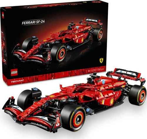 Technic Ferrari Sf-24 F1 Araba 42207 - Yetişkinler İçin Yarış Arabası Yapım Seti (1361 Parça)