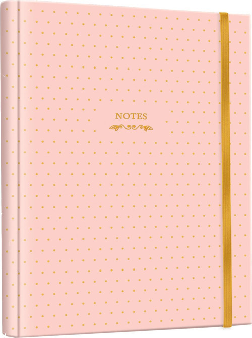 Gizli Spiralli Defter Sert Kapak 192 Sayfa 96 Yaprak 17x24 cm Noktalı