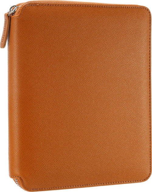 Panama Zipper Folder Defter Kahverengi Çizgili