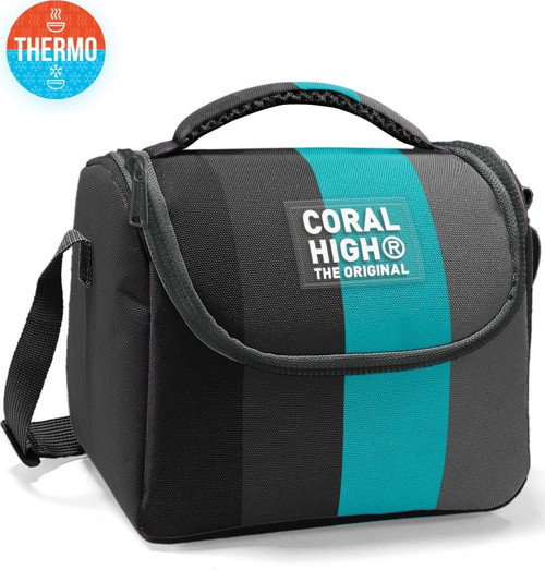 Coral High Kids Renkli Çizgili Desenli Thermo Beslenme Çantası 22796
