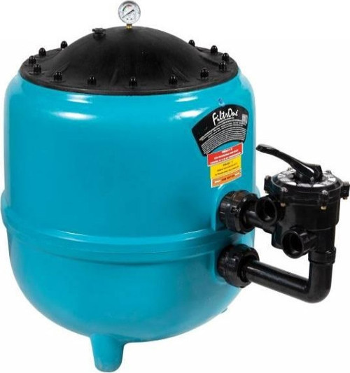 Gemaş FILTRONE L Plastik Havuz Kum Filtresi Vanalı 615 mm Geniş Kapak 15 m3/h-ToptancıyızBiz