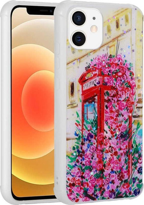 Apple iPhone 11 Kılıf Simli Desenli Kamera Korumalı Parlak Popy Kapak