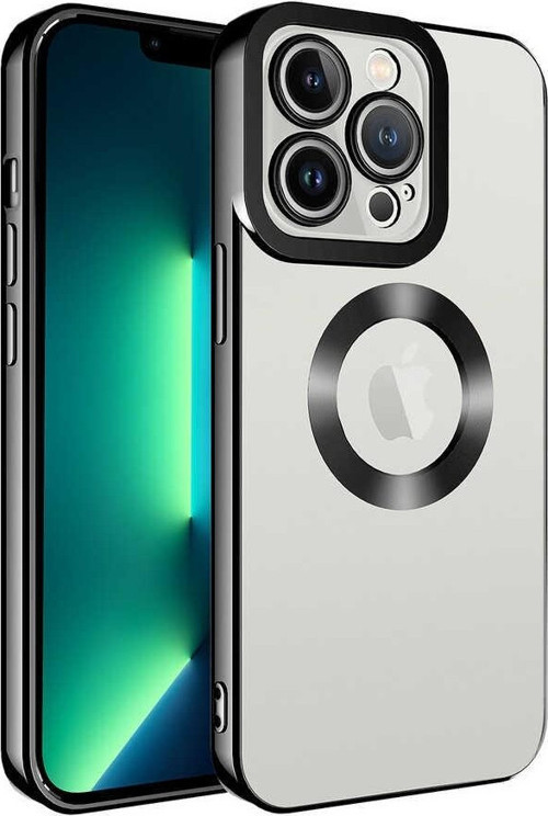 Apple iPhone 12 Pro Kılıf Kamera Korumalı Logo Gösteren Omega Kapak