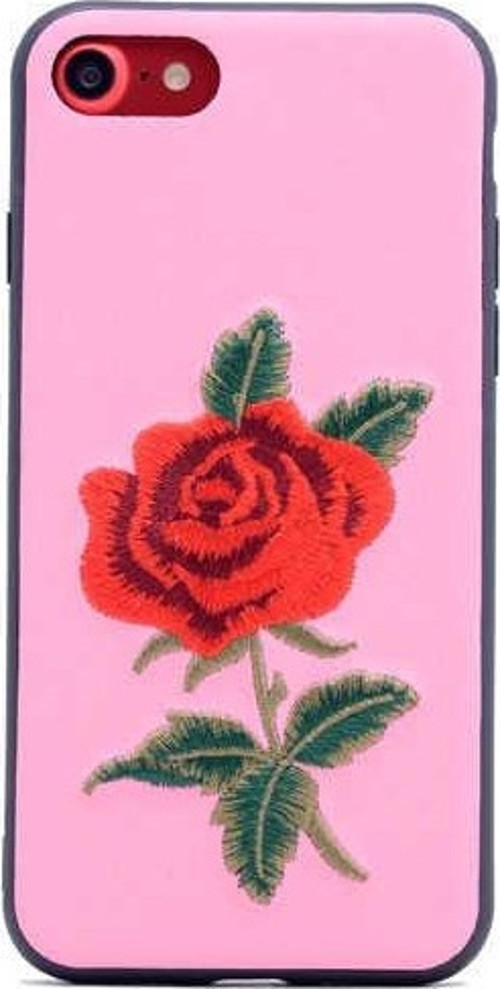 Apple iPhone SE 2022 Kılıf Rose Kapak